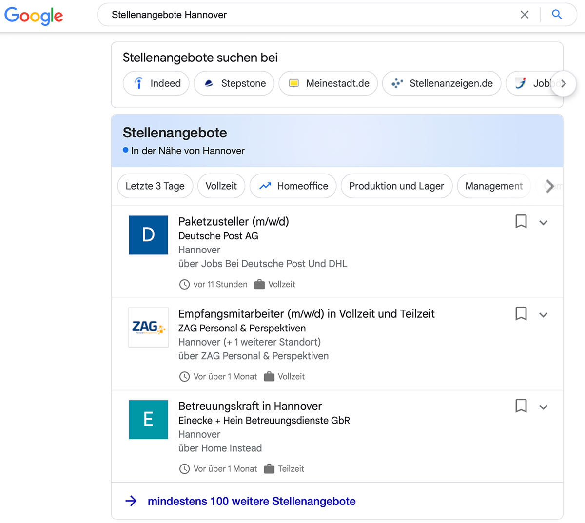 Google for Jobs