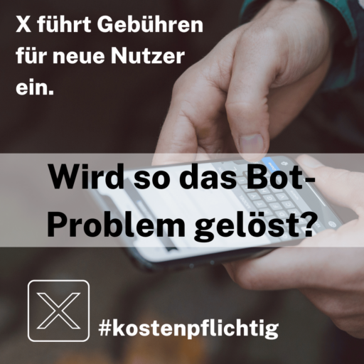 Darstellung der Nutzung eines Smartphones durch einen Menschen.