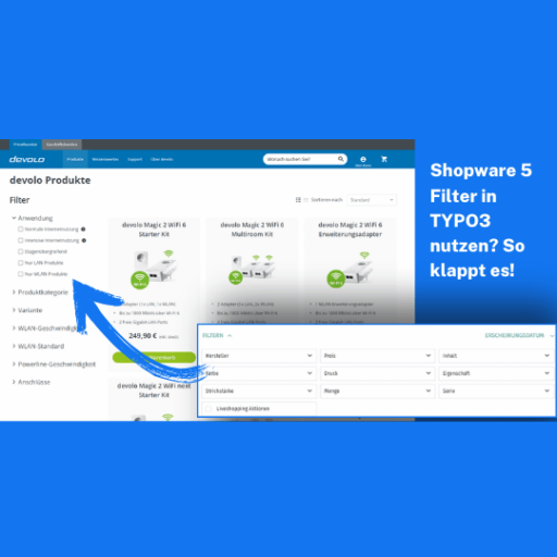 Shopware 5 Filter in TYPO3 nutzen via API-Abfrage